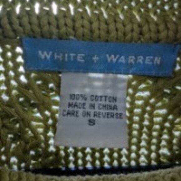 Turtleneck braid knit sweeter in moss green - Picture 3 of 5